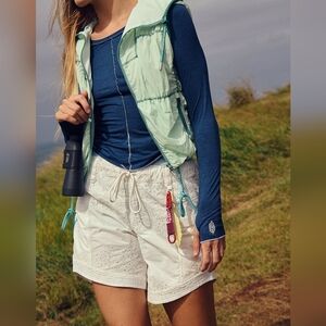 FREE PEOPLE Gonna Love Me Eyelet Shorts NWT